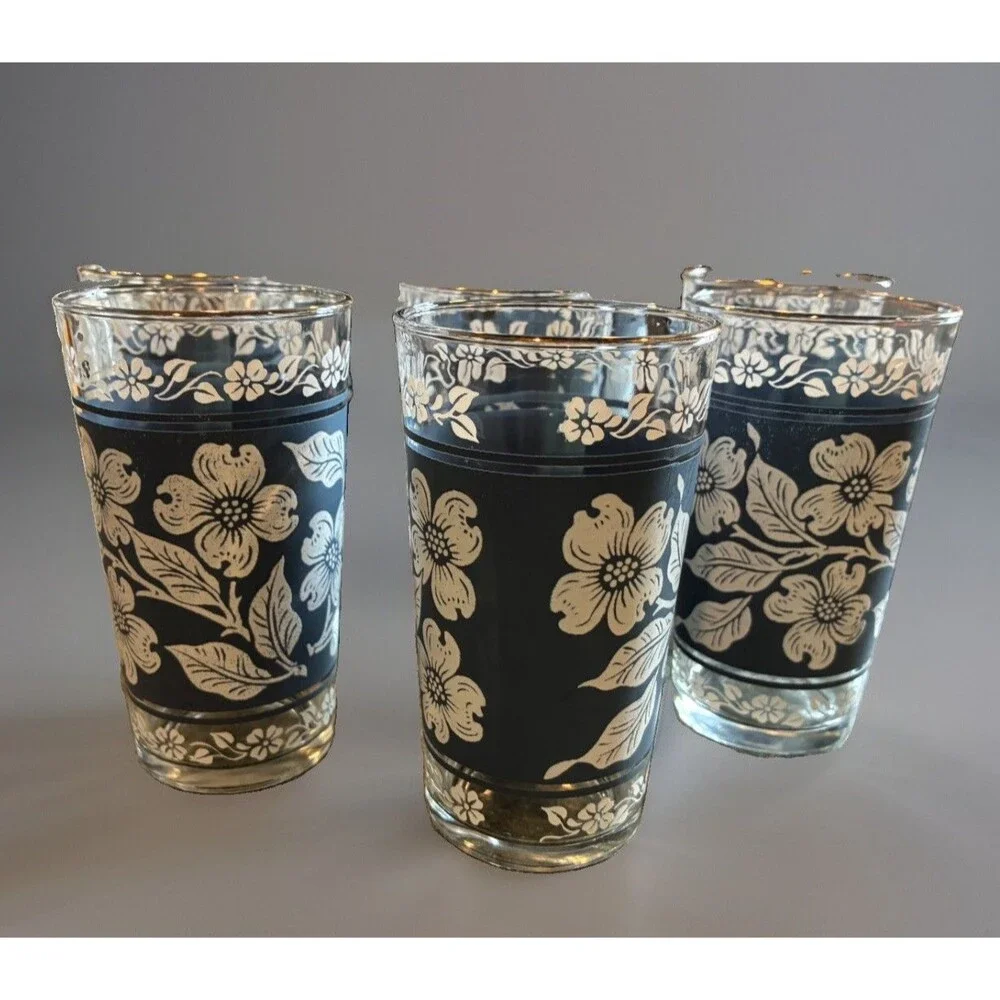 8 Vintage Hazel Atlas Dogwood 5